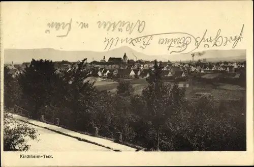 Ak Kirchheim unter Teck Baden Württemberg, Panorama