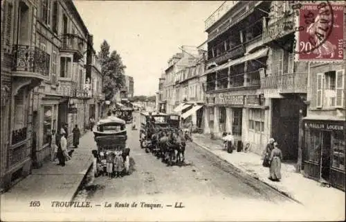 Ak Trouville Calvados, La Route de Touques