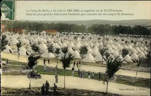 Ak Mailly le Camp Aube, Militärlager