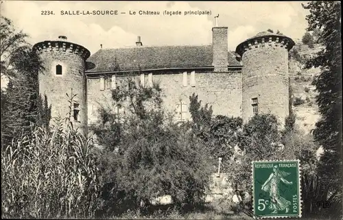 Ak Salle la Source Aveyron, Château