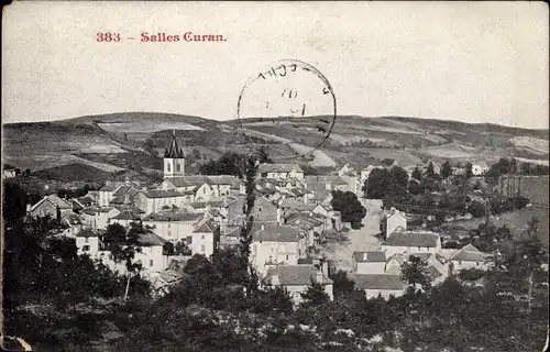 Ak Salles Curan Aveyron, Gesamtansicht