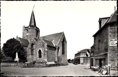 Ak Hillion Côtes d'Armor, Kirche