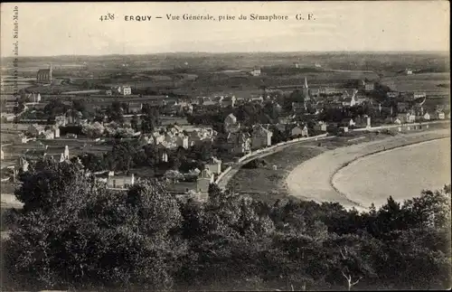 Ak Erquy Côtes d’Armor, Gesamtansicht