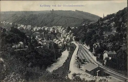 Ak Kyllburg in der Eifel, Blick von der Oberkeilerstraße