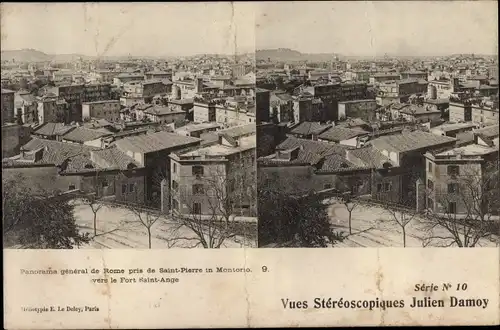 Stereo Ak Roma Rom Lazio, Panorama