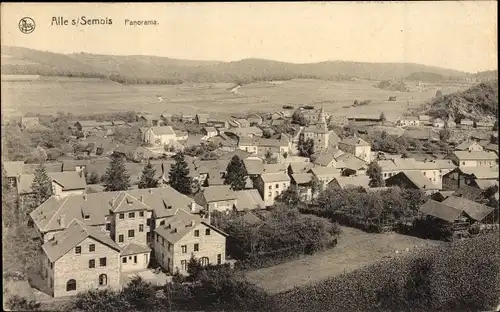 Ak Alle sur Semois Wallonien Namur, Panorama