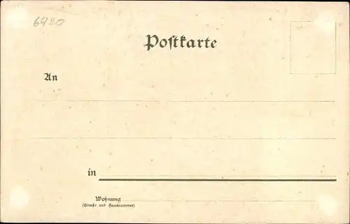 Litho Lauterbach in Hessen, In Lauterbach hab ich mein Strumpf verloren, Wappen, Teilansicht