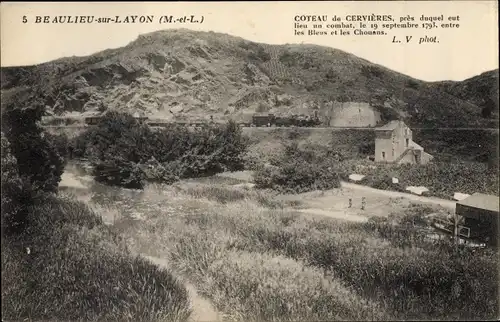 Ak Beaulieu sur Layon Maine et Loire, Coteau de Cervieres