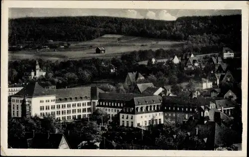 Ak Oberschlema Bad Schlema in Sachsen, Blick auf ein Kurhaus