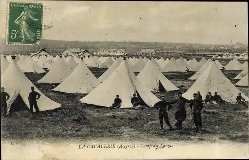 Ak La Cavalerie Aveyron, Camp du Larzac