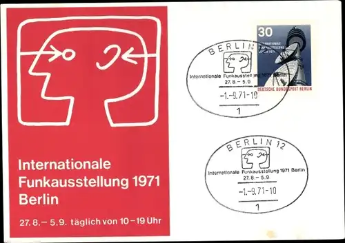 Maximum Ak Berlin Charlottenburg, IFA Internationale Funkausstellung 1971