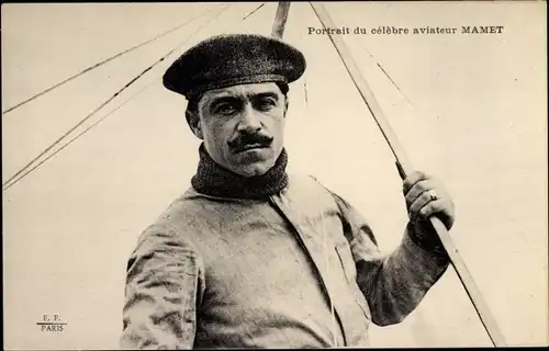 Ak Aviation, Aviateur Mamet, Portrait