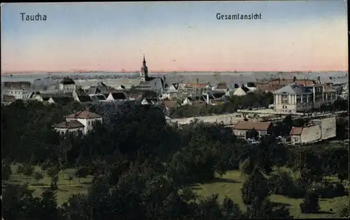 Ak Taucha in Nordsachsen, Gesamtansicht