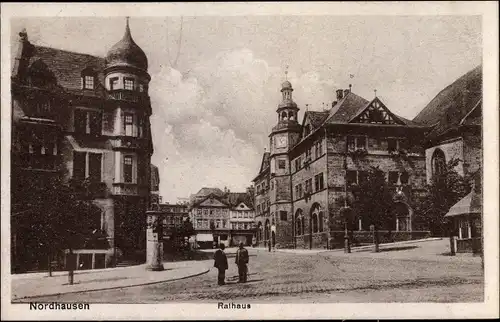 Ak Nordhausen am Harz, Rathaus