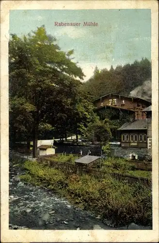 Ak Rabenau im Erzgebirge, Rabenauer Mühle