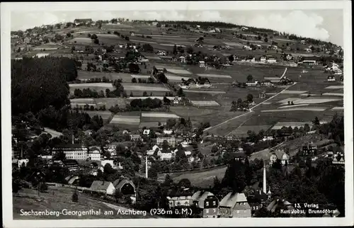 Ak Sachsenberg Georgenthal Klingenthal im Vogtland, Panorama