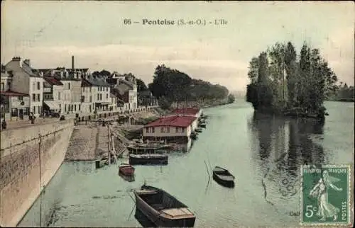 Ak Pontoise Val d'Oise, L'Ile