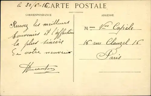 Ak Pons Aveyron, Gesamtansicht