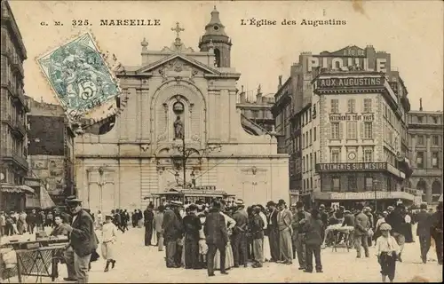 Ak Marseille Bouches du Rhône, L'Eglise des Augustins
