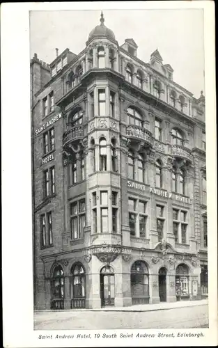 Ak Edinburgh Schottland, Saint Andrew Hotel, 10 South Saint Andrew Street