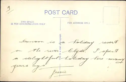 Ak Dunoon Schottland, West Bay, view from the Castle