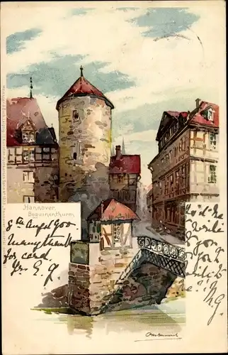 Litho Hannover in Niedersachsen, Beguinenturm