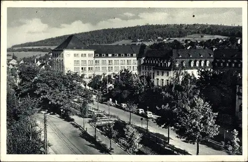 Ak Oberschlema Bad Schlema in Sachsen, Kurhaus und Kurhotel