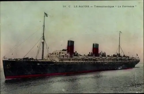 Ak Le Havre Seine Maritime, Transatlantique la Provence, French Line