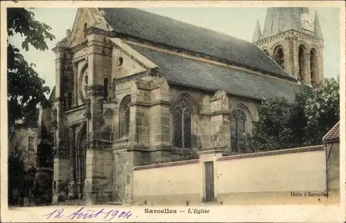 Ak Sarcelles Val d’Oise, L'Eglise