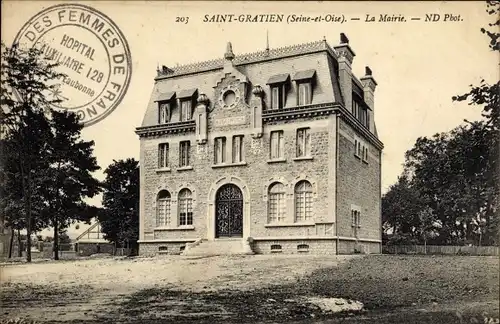 Ak Saint Gratien Val d’Oise, La Mairie