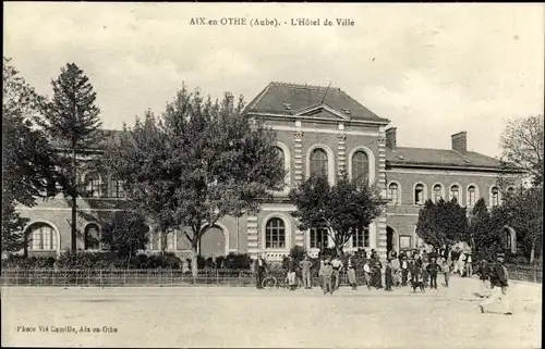 Ak Aix en Othe Aube, L'Hotel de Ville