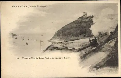Ak Saint Brieuc Côtes d'Armor, Tunnel et Tours de Cesson