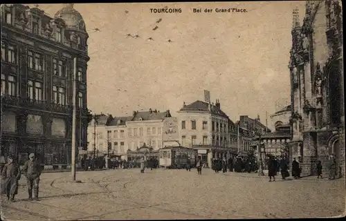 Ak Tourcoing Nord, Grand'Place