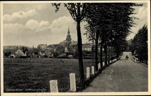 Ak Sprockhövel im Ruhrgebiet, Wittenerstraße, Kirche