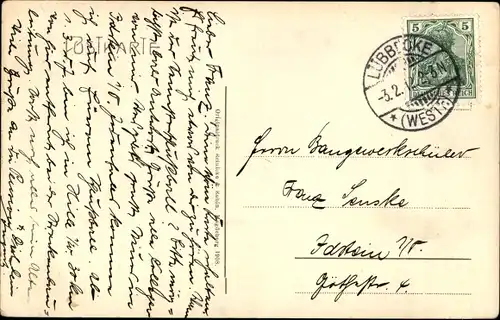 Ak Lübbecke in Westfalen, Totalansicht