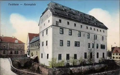Ak Forchheim in Oberfranken Bayern, Kaiserpfalz