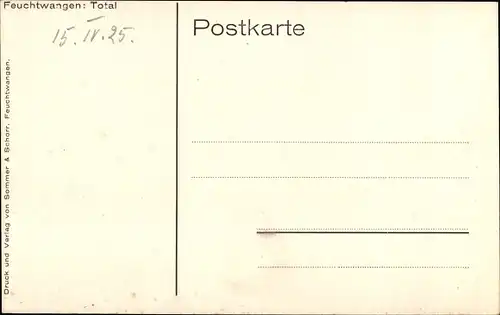 Ak Feuchtwangen in Mittelfranken, Totalansicht