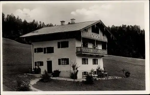 Ak Marktschellenberg Markt Schellenberg in Oberbayern, Landhaus Krugermeier