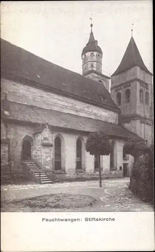 Ak Feuchtwangen in Mittelfranken, Stiftskirche