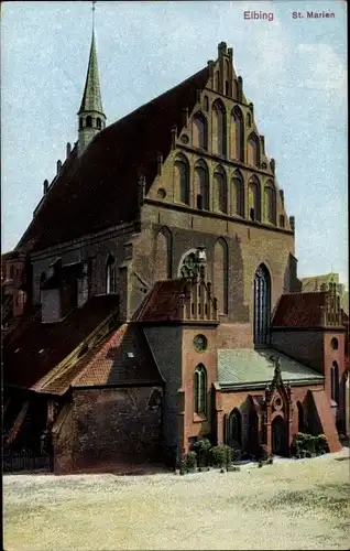 Ak Elbląg Elbing Westpreußen, St Marien