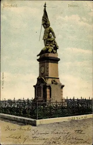 Ak Burscheid in Nordrhein Westfalen, Kriegerdenkmal