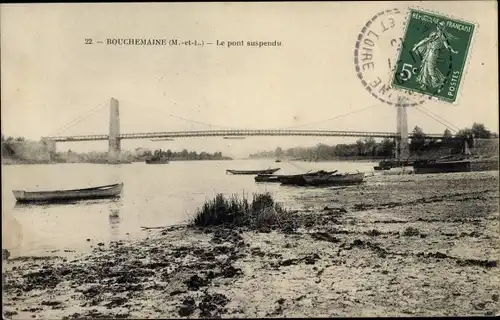 Ak Bouchemaine Maine-et-Loire, Le Pont Suspendu