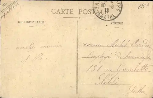 Ak Béhuard Maine-et-Loire, Le Passeur, Fähre