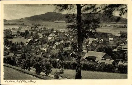 Ak Oberschlema Bad Schlema in Sachsen, Panorama vom Ort