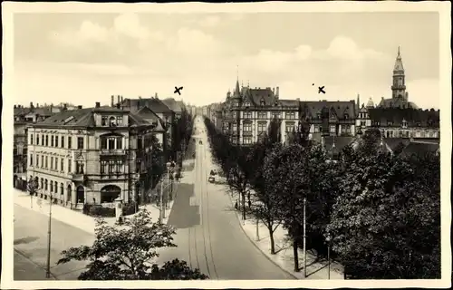 Ak Zwickau in Sachsen, Bahnhofstraße