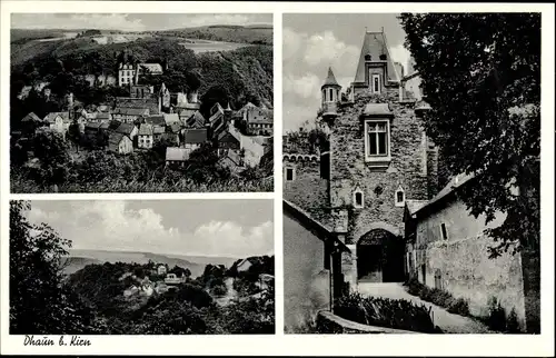 Ak Hochstetten Dhaun Rheinland Pfalz, Burgruine, Schloss, Teilansicht