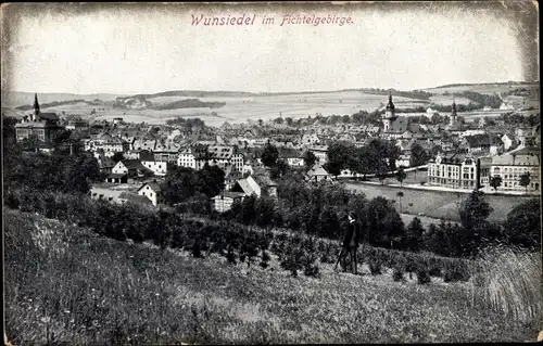 Ak Wunsiedel in Oberfranken, Gesamtansicht