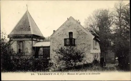 Ak Taverny Val d'Oise, Maison du garde a la chicaille