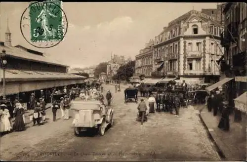 Ak Trouville Calvados, Le Quai Tostain et la Poissonnerie