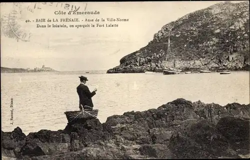 Ak Côtes d'Armor, Baie de La Frénaie, Anse de la Ville Norme, Dans le lointain